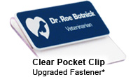 Clear Pocket Clip (+1.50/qty discounts)