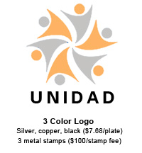 3 color logo