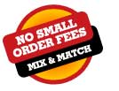 No small order fees.