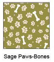 Sage Pawprints background