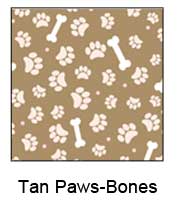 Tan Pawprints background