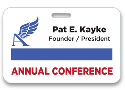 Event and conference badges