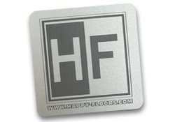 2x2 inches logo only badge, no personalization