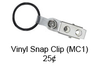 Vinyl Snap Clip