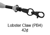 Metal Lobster Claw w/ Saddle