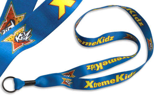 Full color lanyards with detailed, vivid printing.