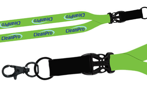 3/4 inch dye sublimated lanyard with Slide Realease finish and full color printing.