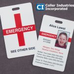 Using a photo ID badge as An Emergency Contact Card for medical professions