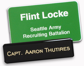 Engraved metal and plastic name tags will help make your customer service better.