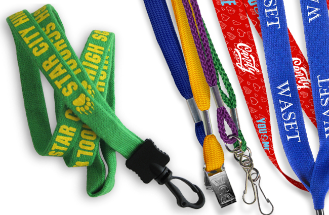 Lanyards, both custom and stock badge types, that are useful for different industries.