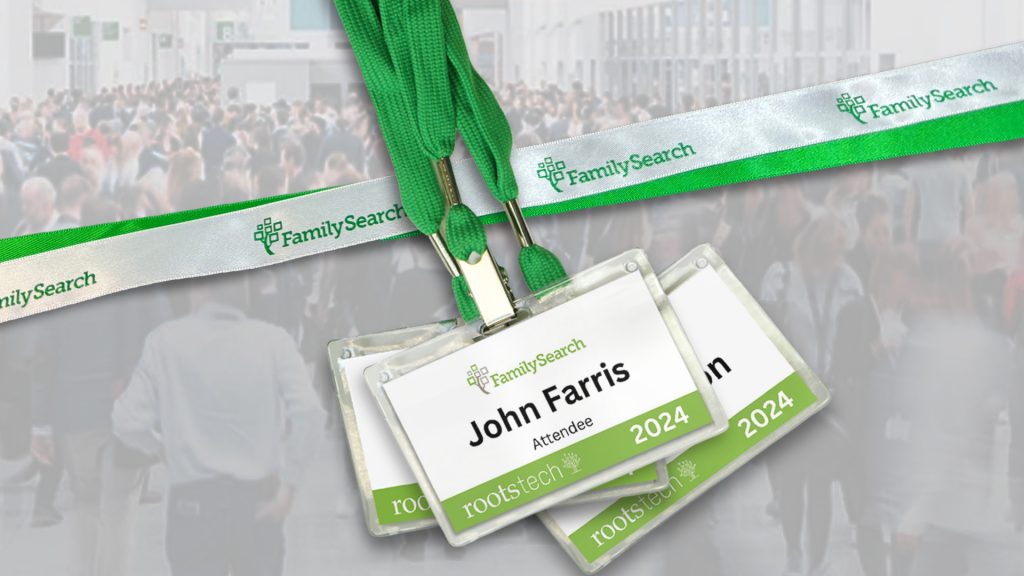 Being creative in promoting events with ribbon rolls, lanyards and badge holders designed to match for a conference.