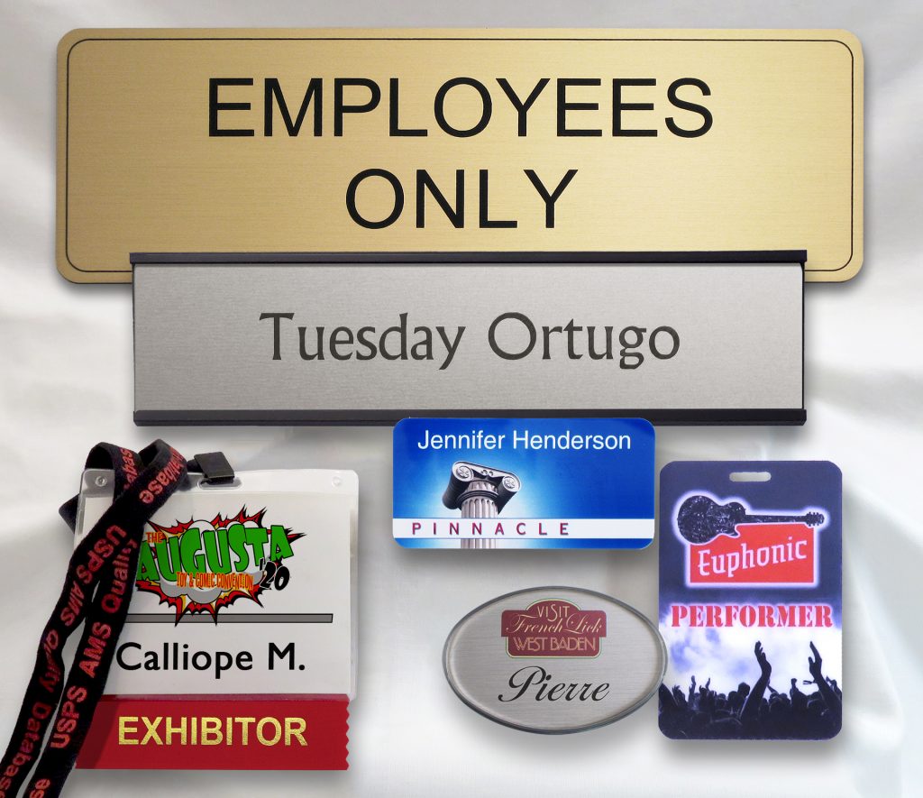Identification products from Name Tag, Inc.