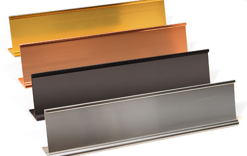 2x10 inch metal desk holders, four colors