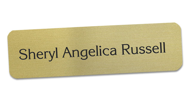 Style D name tags