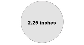 2.25-inch circle