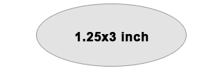 1.25x3 oval
