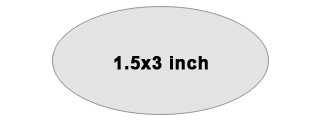 1.5x3 oval