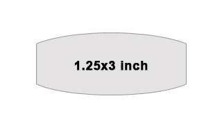 Small - 1.25x3 inches (R04)