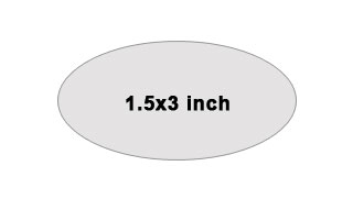 Medium - 1.5x3 inches (S02)