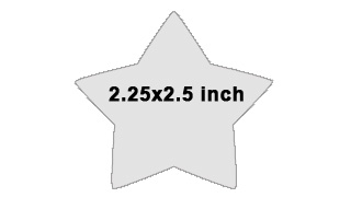 2.25x2.5 star