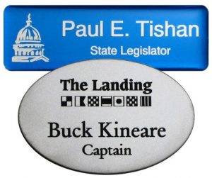 use a custom name tag for your halloween costume and be the best pirate or politician ever