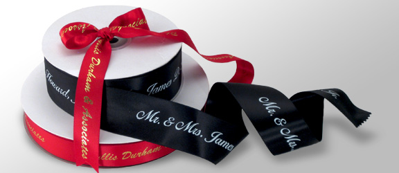 Variety of rosettes are available at personalized-ribbons.com
