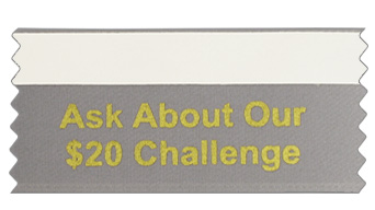 Custom tiele: Ask about our $20 Challenge.