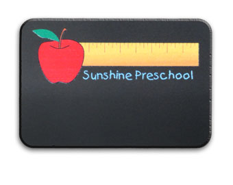 2x3 inch Chalkboard name badge