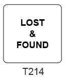 Lost & Found sign